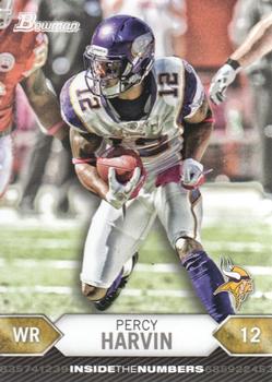 2012 Bowman - Inside the Numbers #ITN-PH Percy Harvin Front