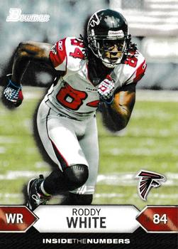 2012 Bowman - Inside the Numbers #ITN-RW Roddy White Front