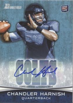 2012 Bowman - Rookie Autographs #142 Chandler Harnish Front