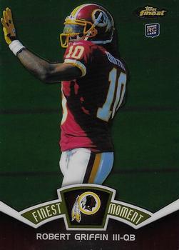 2012 Finest - Moments #FM-RG Robert Griffin III Front