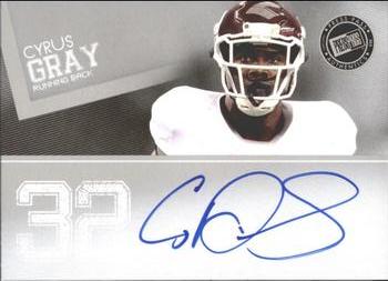 2012 Press Pass - Autographs Silver #PPS-CG Cyrus Gray Front