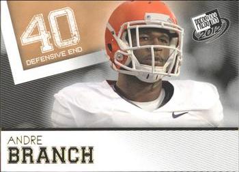 2012 Press Pass - Gold #4 Andre Branch Front