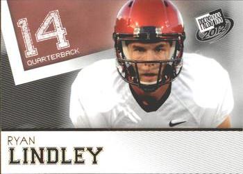 2012 Press Pass - Gold #29 Ryan Lindley Front