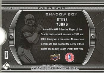 2012 SPx - Shadow Box #SB-SY Steve Young Back