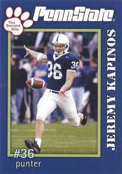 2005 The Second Mile Penn State Nittany Lions #NNO Jeremy Kapinos Front