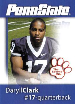 2008 The Second Mile Penn State Nittany Lions Tips: Fall Edition #NNO Daryll Clark Front