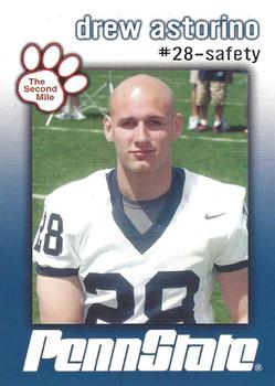 2009 The Second Mile Penn State Nittany Lions Tips: Fall Edition #NNO Drew Astorino Front