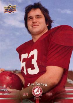 2012 Upper Deck University of Alabama #30 Jim Bunch Front