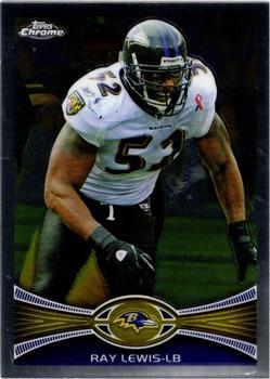 2012 Topps Chrome #121 Ray Lewis Front