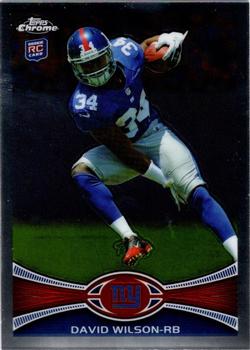 2012 Topps Chrome #189a David Wilson Front