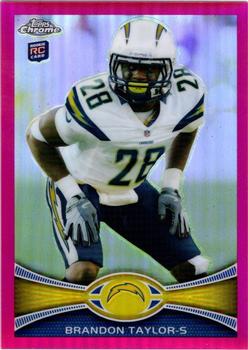 2012 Topps Chrome - Pink Refractors #65 Brandon Taylor Front