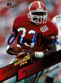 1995 Superior Pix - Autographs #6 Terrell Davis Front