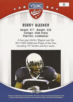 2012 Leaf Young Stars #11 Bobby Wagner Back