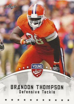 2012 Leaf Young Stars #13 Brandon Thompson Front