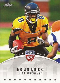 2012 Leaf Young Stars #15 Brian Quick Front
