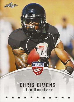 2012 Leaf Young Stars #18 Chris Givens Front