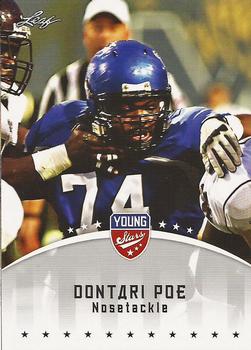 2012 Leaf Young Stars #33 Dontari Poe Front
