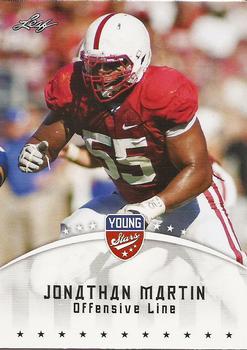 2012 Leaf Young Stars #46 Jonathan Martin Front