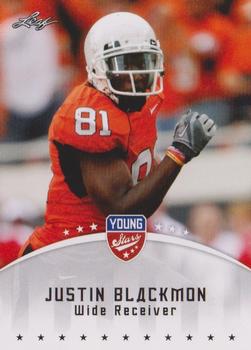 2012 Leaf Young Stars #48 Justin Blackmon Front