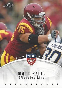 2012 Leaf Young Stars #61 Matt Kalil Front
