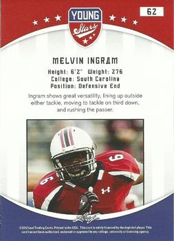 2012 Leaf Young Stars #62 Melvin Ingram Back