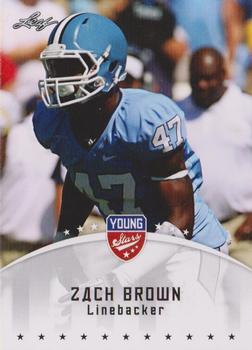 2012 Leaf Young Stars #90 Zach Brown Front