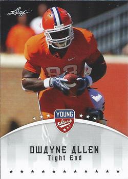 2012 Leaf Young Stars #95 Dwayne Allen Front