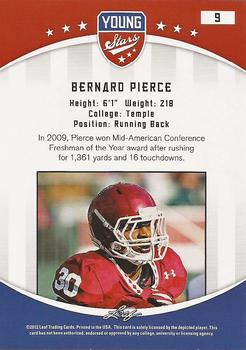 2012 Leaf Young Stars #9 Bernard Pierce Back