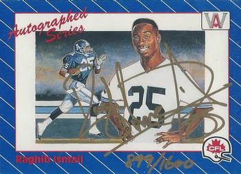 1991 All World CFL #1 Raghib Ismail Front