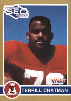1991 Hoby Stars of the SEC #24 Terrill Chatman Front