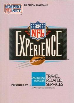 1991-92 Pro Set Super Bowl XXVI Binder #1 The NFL Experience Front