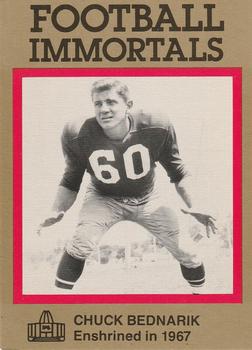 1985-88 Football Immortals #14 Chuck Bednarik Front
