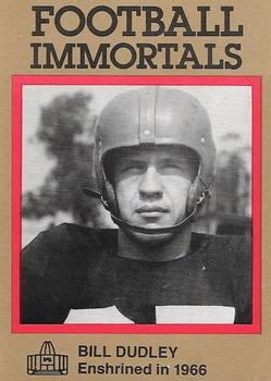 1985-88 Football Immortals #37 Bill Dudley Front