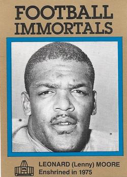 1985-88 Football Immortals #86 Lenny Moore Front