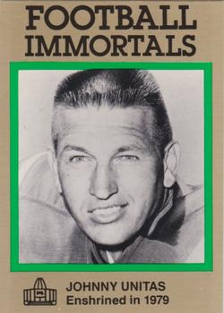 1985-88 Football Immortals #120 Johnny Unitas Front