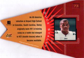 1998 Playoff Contenders - Pennants Red Felt #73 Duce Staley Back