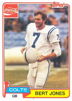 1981 Topps Coca-Cola Baltimore Colts #5 Bert Jones Front