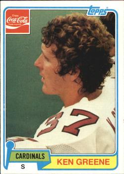 1981 Topps Coca-Cola St. Louis Cardinals #6 Ken Greene Front