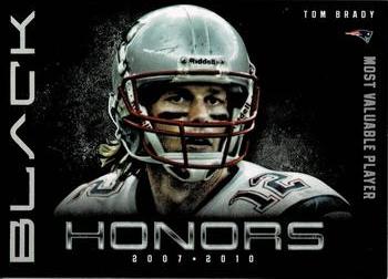 2012 Panini Black - Honors #1 Tom Brady Front