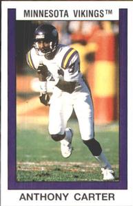 1989 Panini Stickers #94 Anthony Carter Front