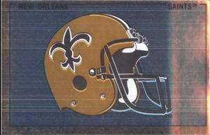 1989 Panini Stickers #107 New Orleans Saints Helmet Front