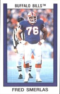 1989 Panini Stickers #220 Fred Smerlas Front