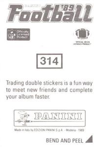 1989 Panini Stickers #314 Marcus Allen Back
