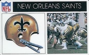 1976 Popsicle #NNO New Orleans Saints Front
