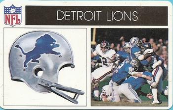 1976 Popsicle #NNO Detroit Lions Front