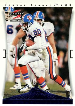 1997 Score Denver Broncos #3 Anthony Miller Front