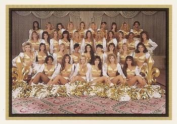 1994-95 Sideliners Pro Football Cheerleaders #NNO Saintsations Squad Roster Front