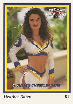 1994-95 Sideliners Pro Football Cheerleaders #R1 Heather Barry Front