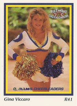 1994-95 Sideliners Pro Football Cheerleaders #R41 Gina Viccaro Front