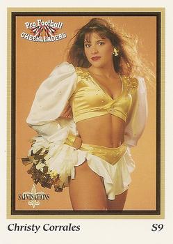 1994-95 Sideliners Pro Football Cheerleaders #S9 Christy Corrales Front